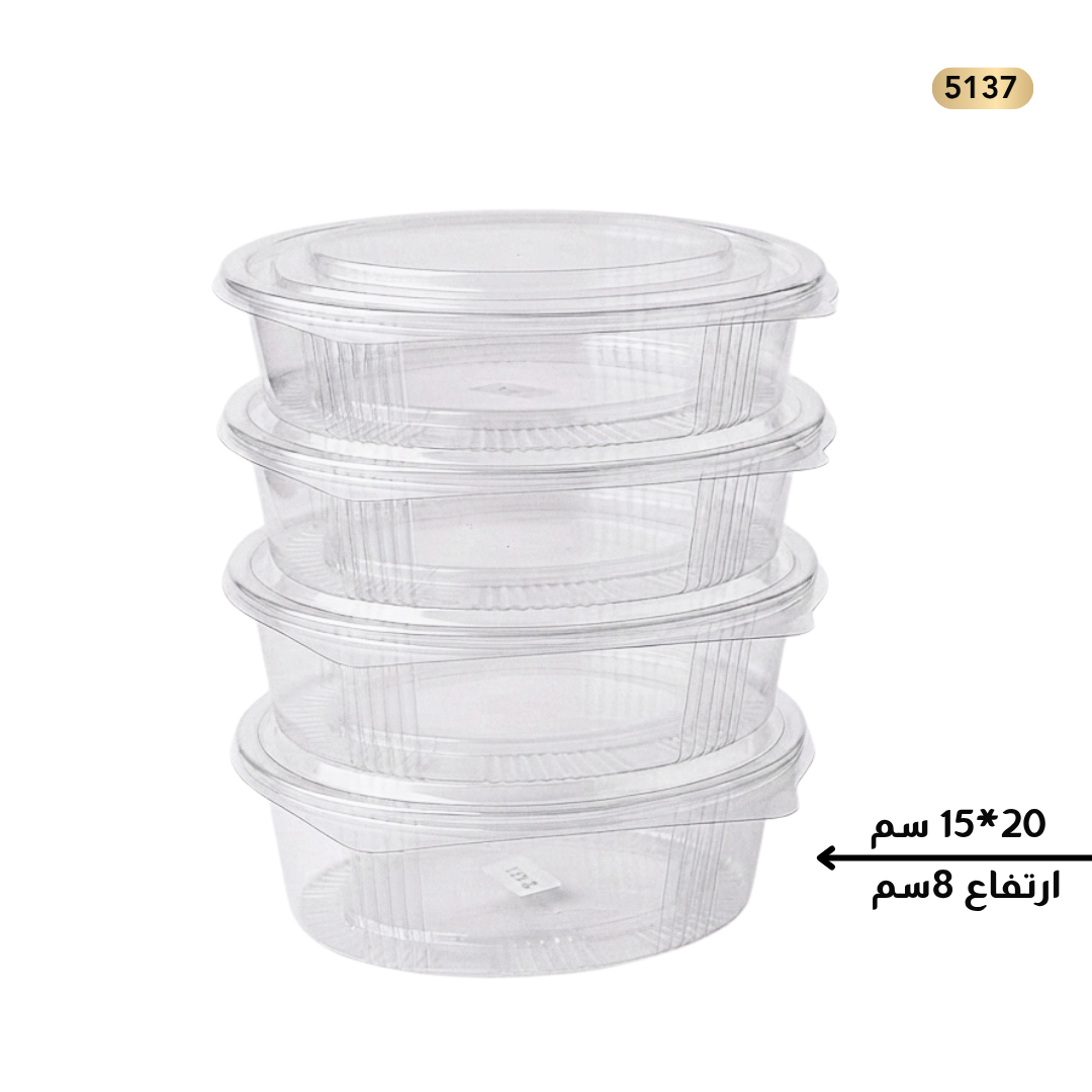 علب بار 80/ بيضاوي بلاس توفاك