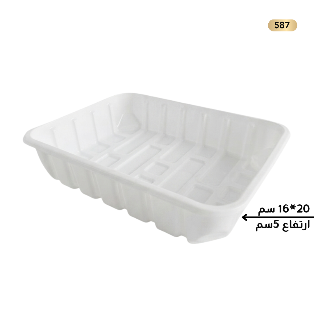 علب دجاج مربع بلاستيك