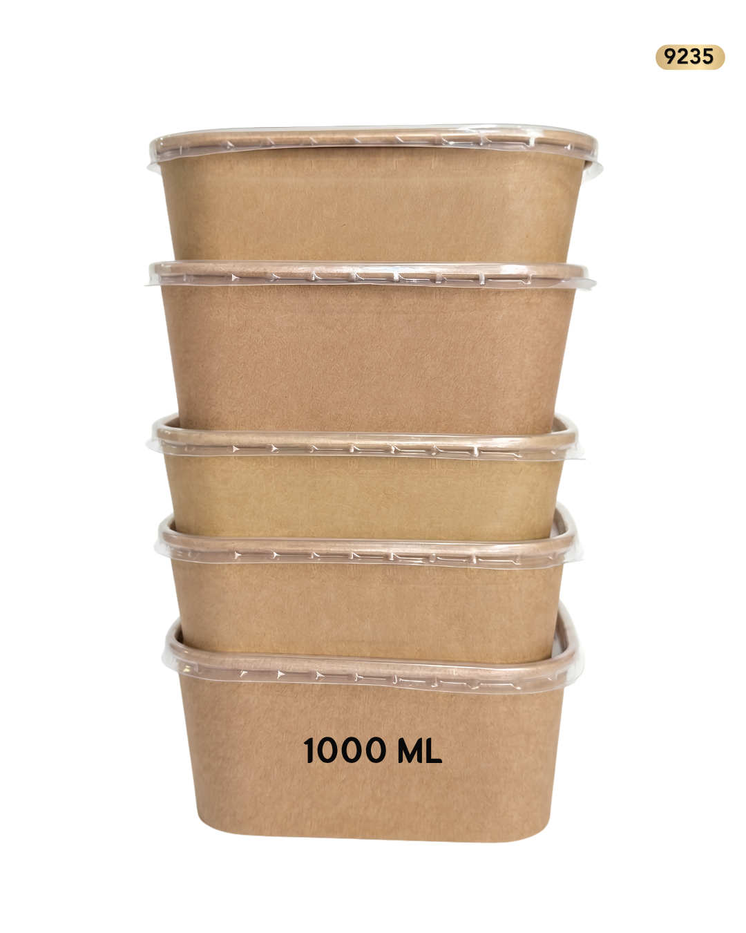 علب كرتون جرفت مستطيل 1000 مل مع غطاء